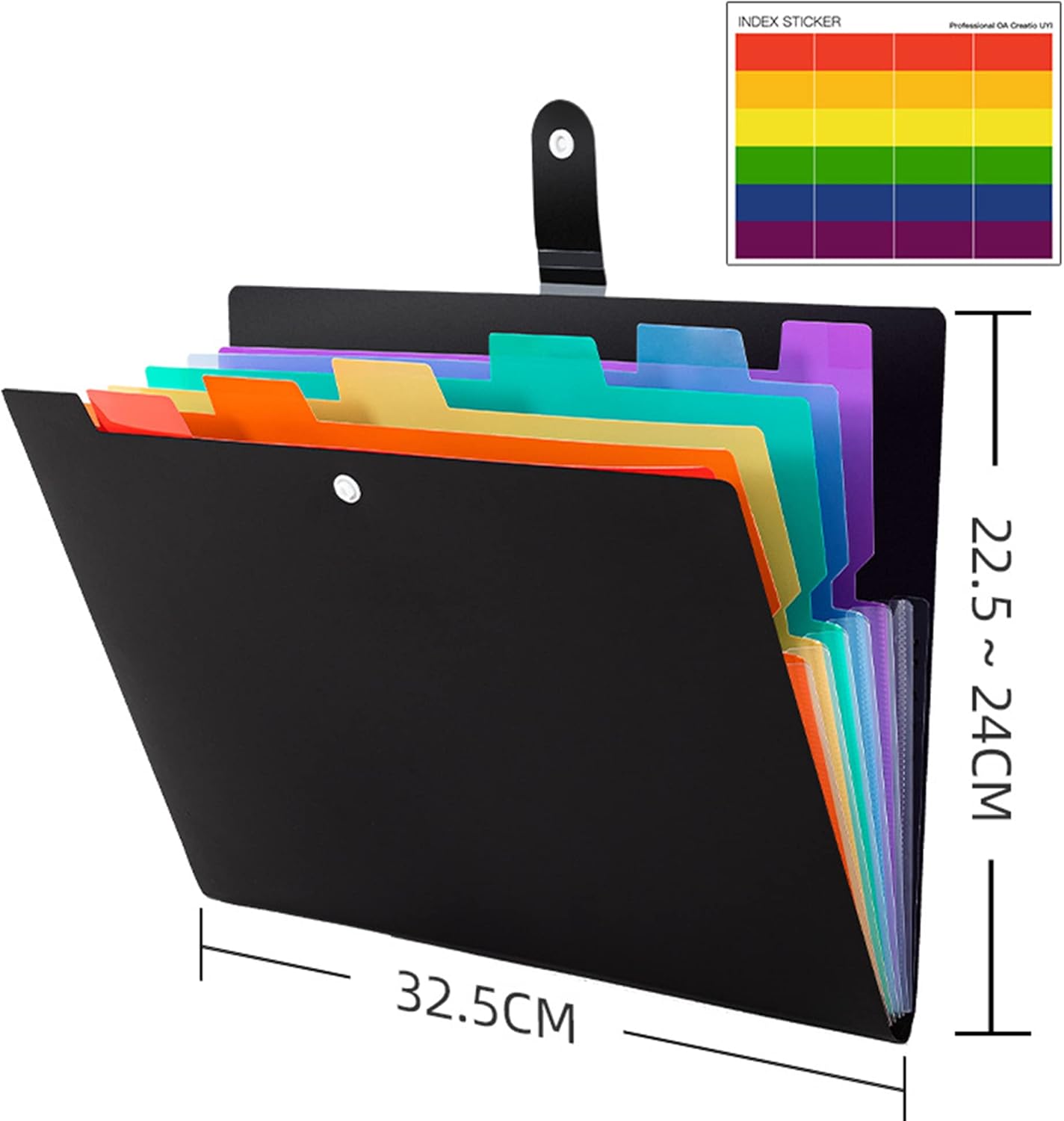 7-Pocket Expanding Accordion File Organizer