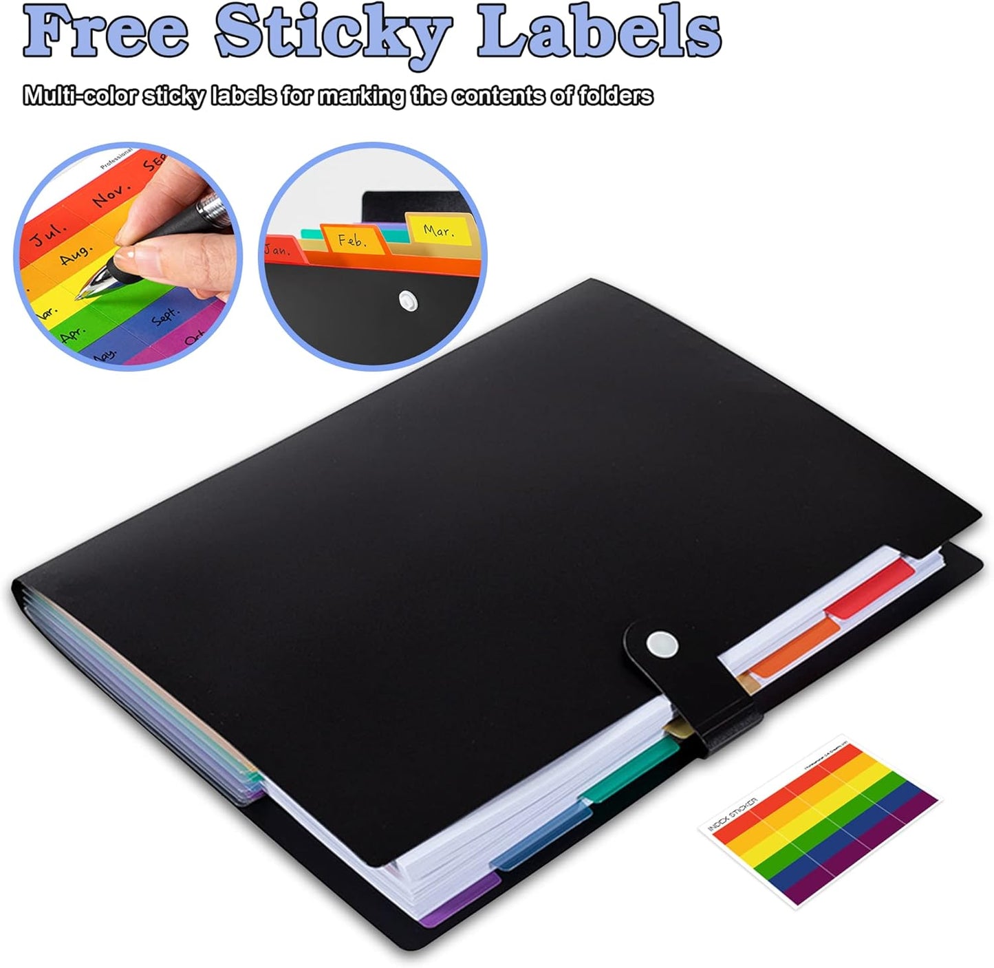 7-Pocket Expanding Accordion File Organizer